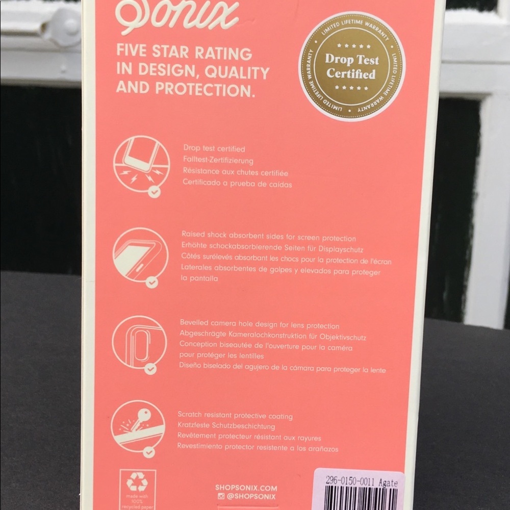 Sonix Case For iPhone 12 Mini Agate Clear Coat Series Antimicrobial New - Picture 2 of 2